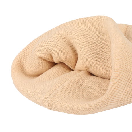 Pokemon Rib Knit Embroidered Eevee On Tan Cuff Beanie