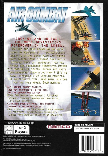 Air Combat - PlayStation