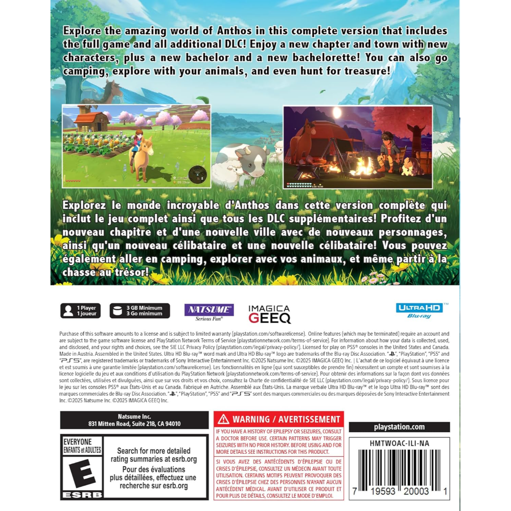 Harvest Moon: The Winds of Anthos Complete - PlayStation 5