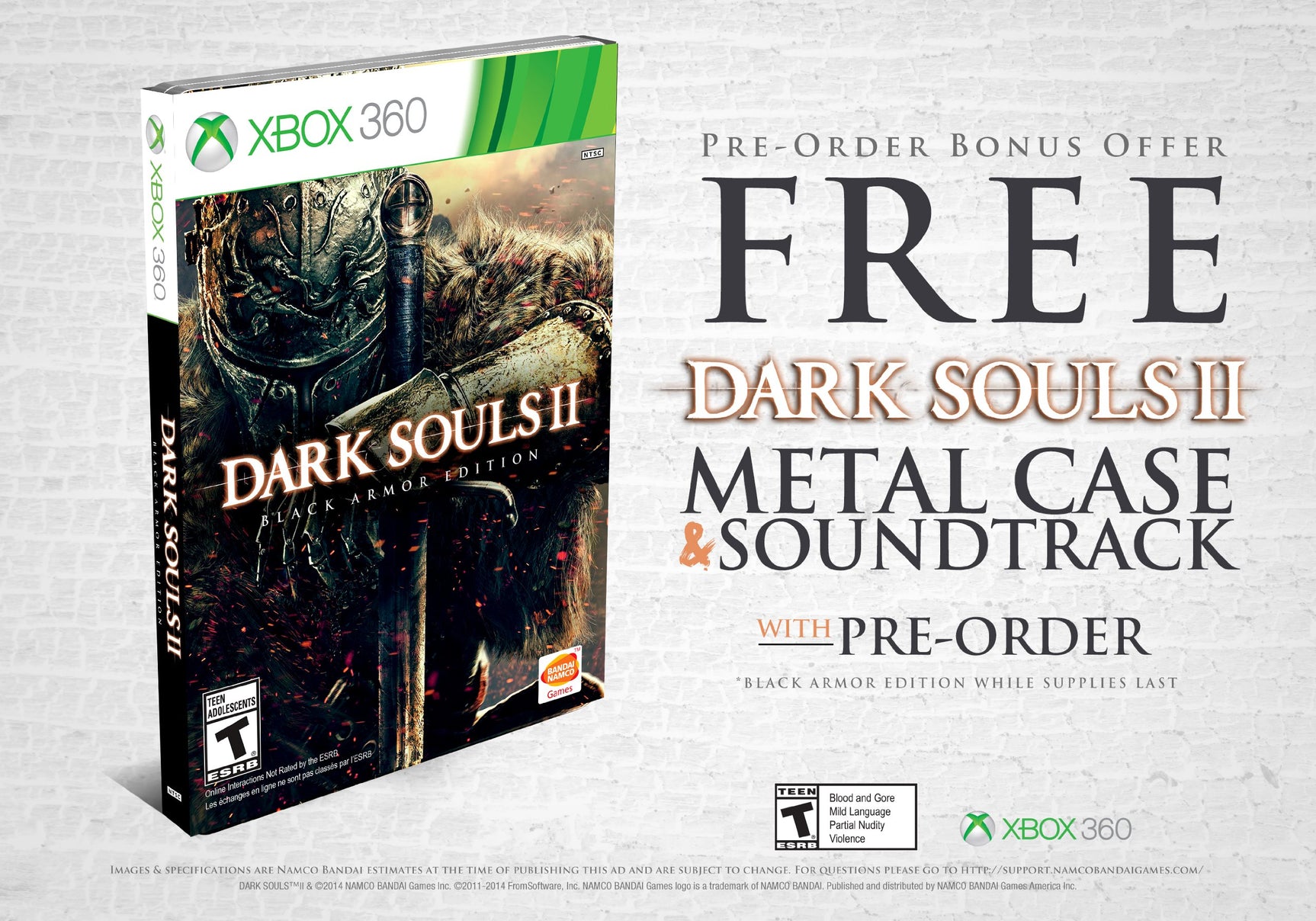 Dark Souls II: Black Armor Edition - Xbox 360