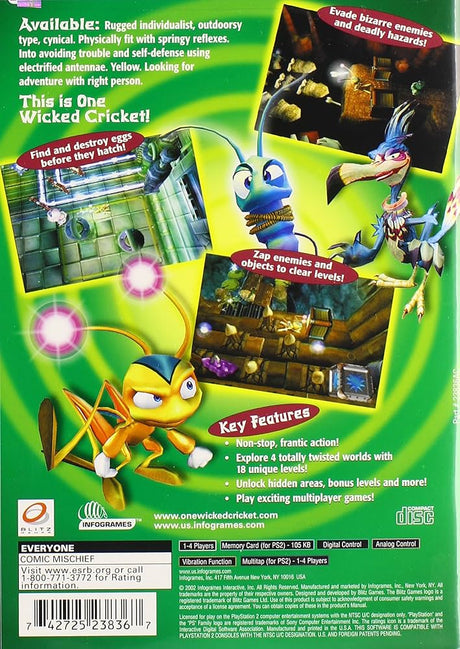 Zapper: One Wicked Cricket! - PlayStation 2