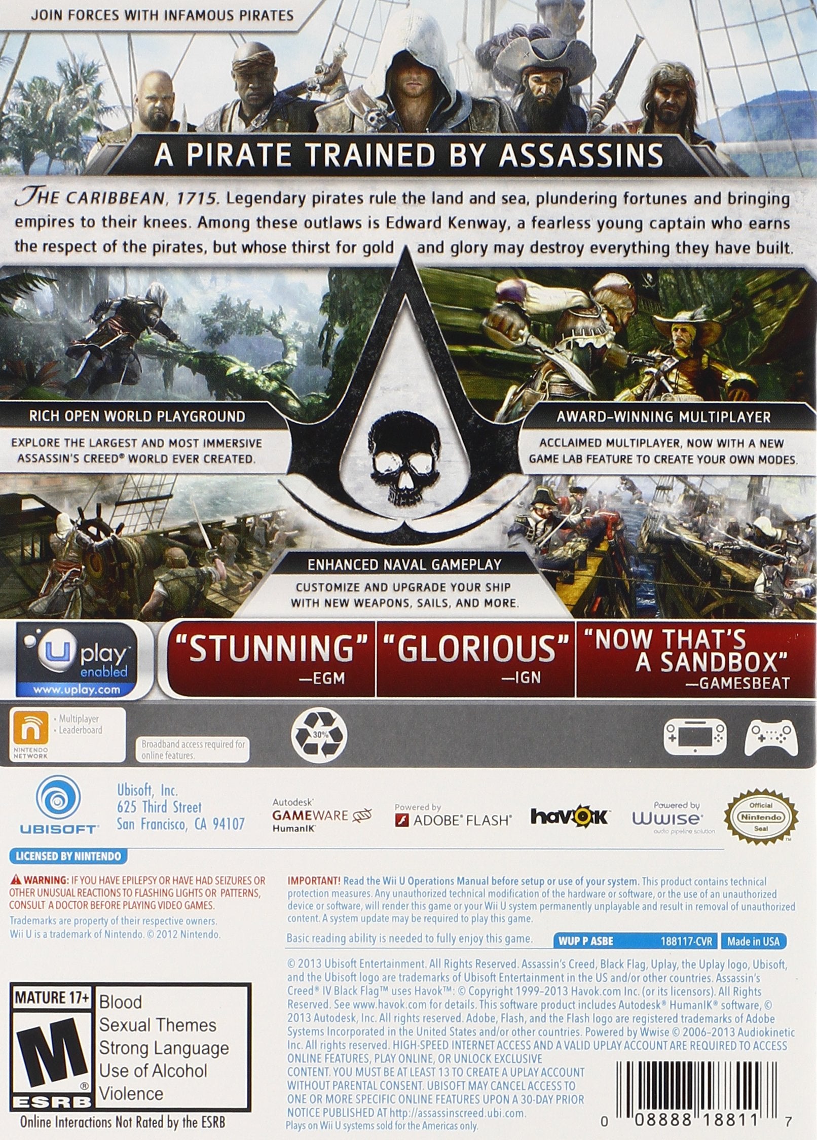 Assassin's Creed IV: Black Flag - Wii U