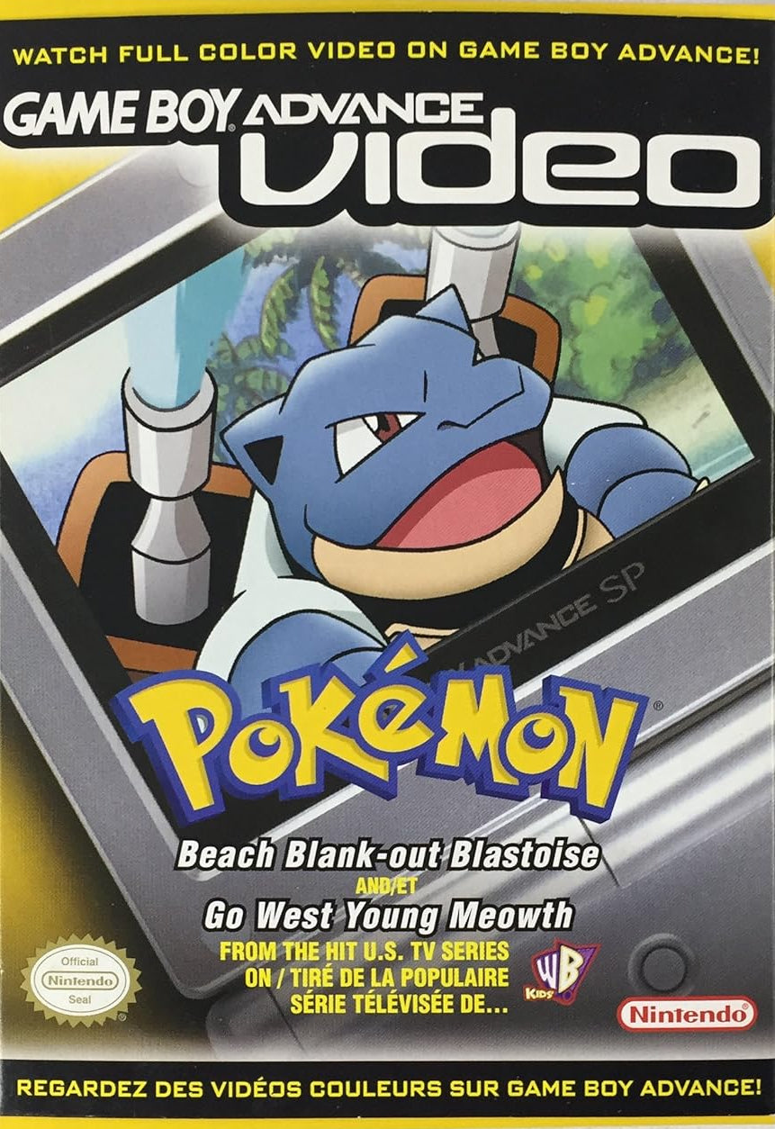 Pokemon Beach Blank-Out Blastoise and Go West Young Meowth - Game Boy Advance Video