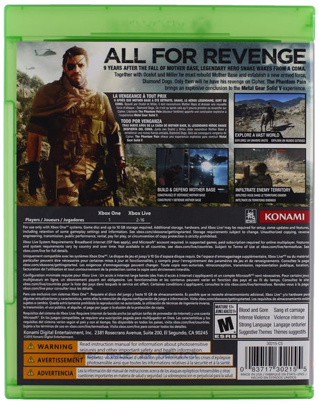 Metal Gear Solid V: The Phantom Pain - Xbox One