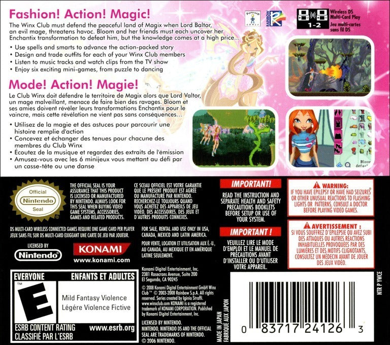 Winx Club: Mission Enchantix - Nintendo DS