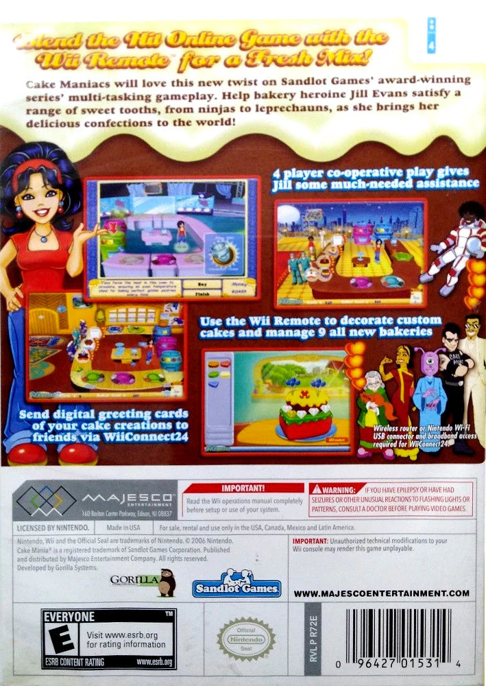 Cake Mania: In The Mix! - Wii