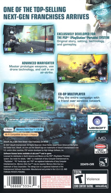 Tom Clancy's Ghost Recon: Advanced Warfighter 2 - PSP