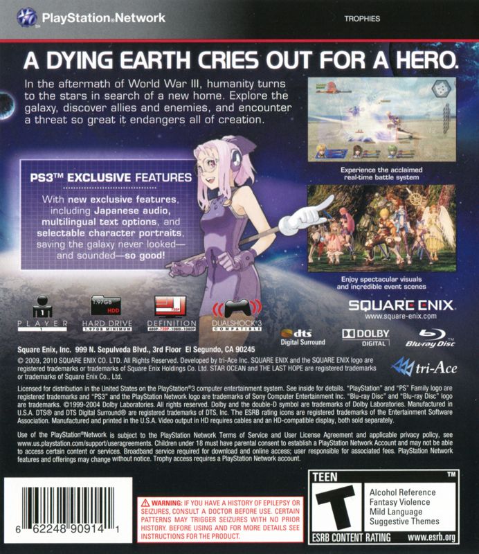 Star Ocean: The Last Hope - International - PlayStation 3
