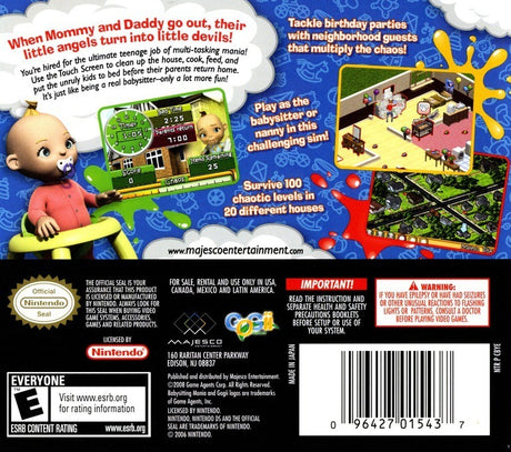 Babysitting Mania - Nintendo DS