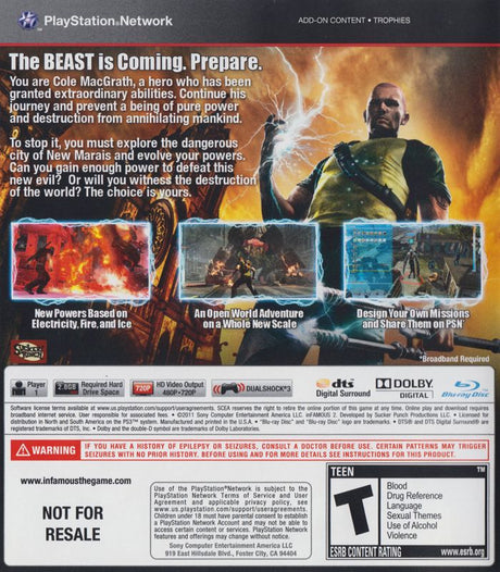 inFAMOUS 2 - PlayStation 3