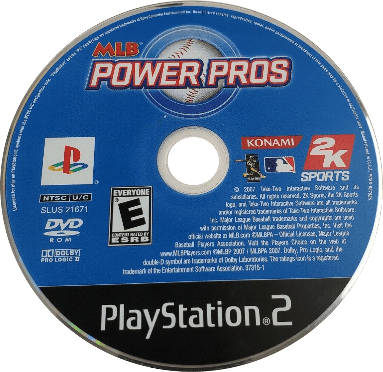 MLB Power Pros - PlayStation 2