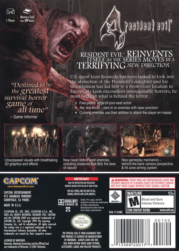 Resident Evil 4 - GameCube