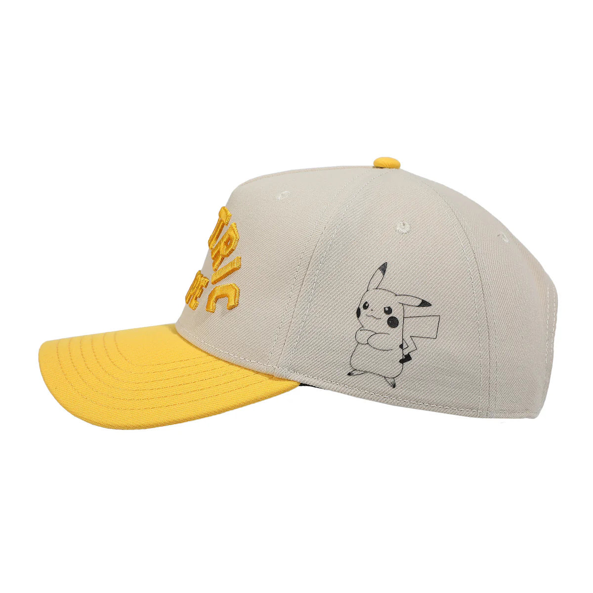 Pokemon Electric Type Yellow & White A-Frame Snapback Hat
