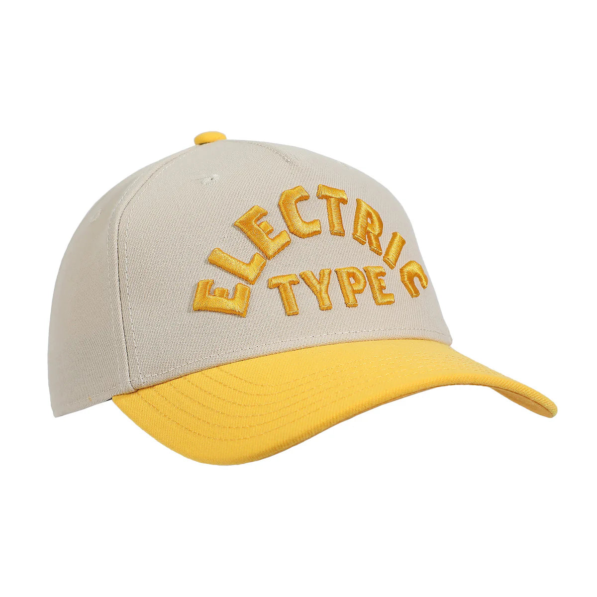 Pokemon Electric Type Yellow & White A-Frame Snapback Hat