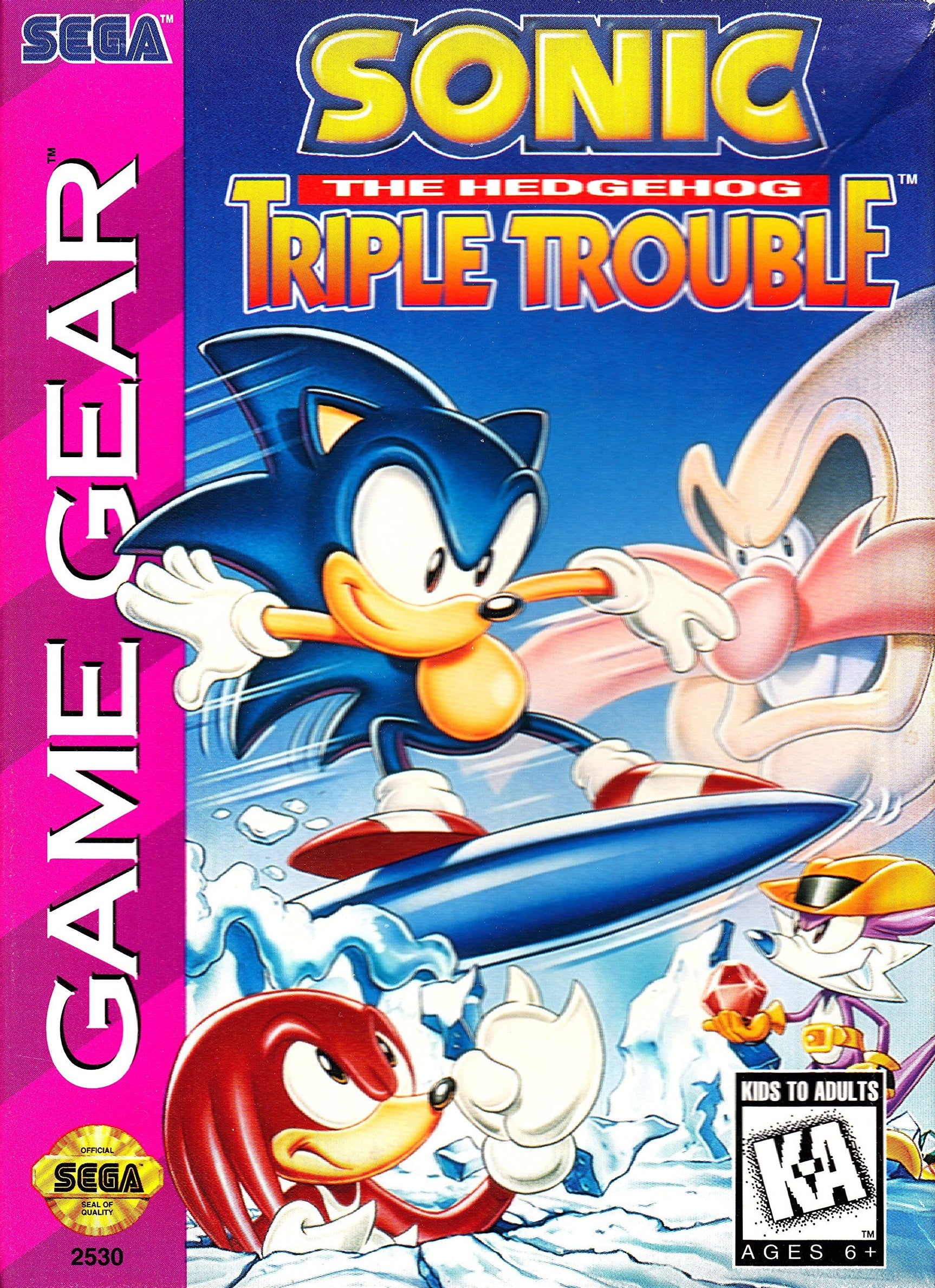 Sonic the Hedgehog: Triple Trouble - SEGA Game Gear
