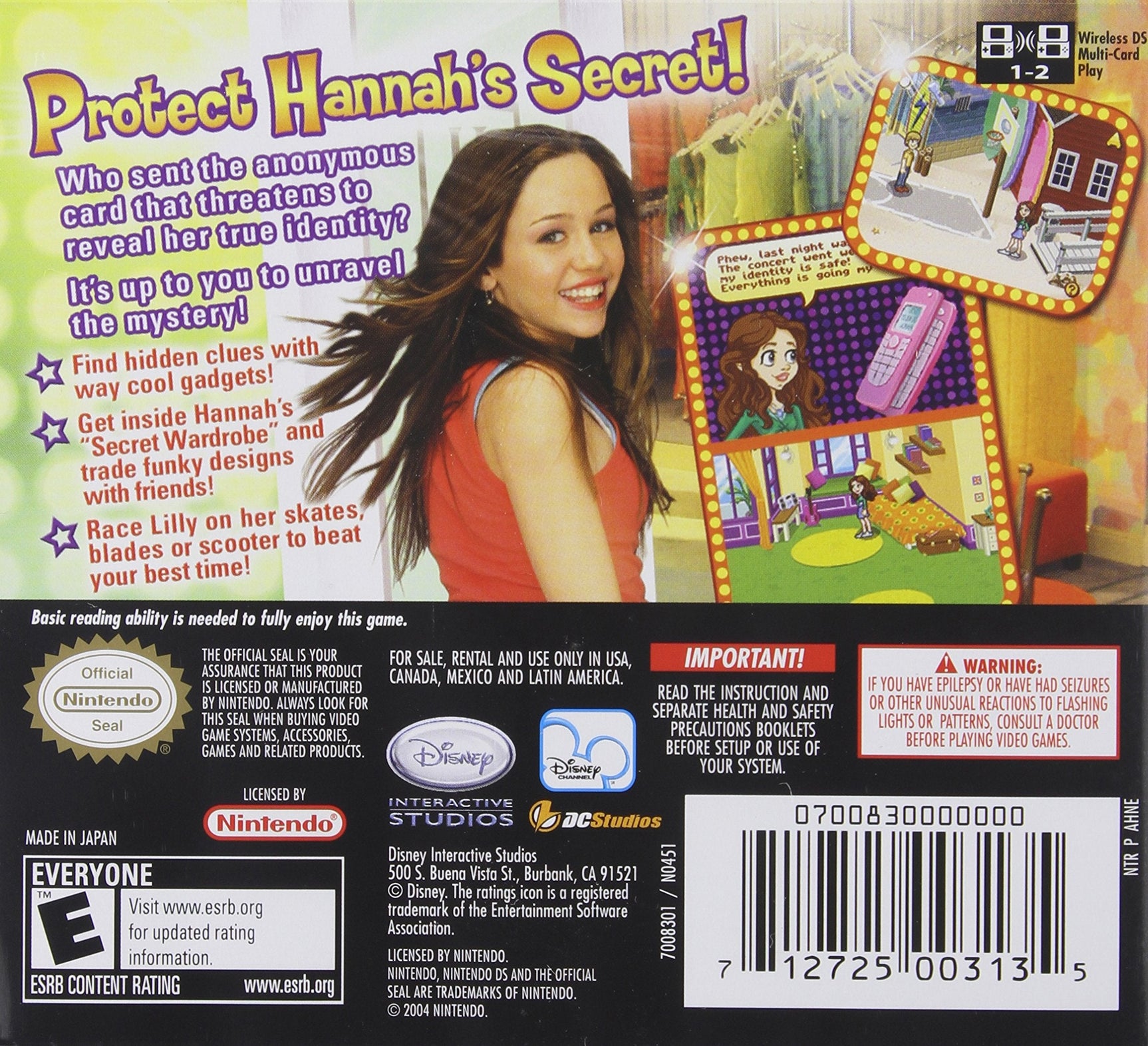 Hannah Montana - Nintendo DS