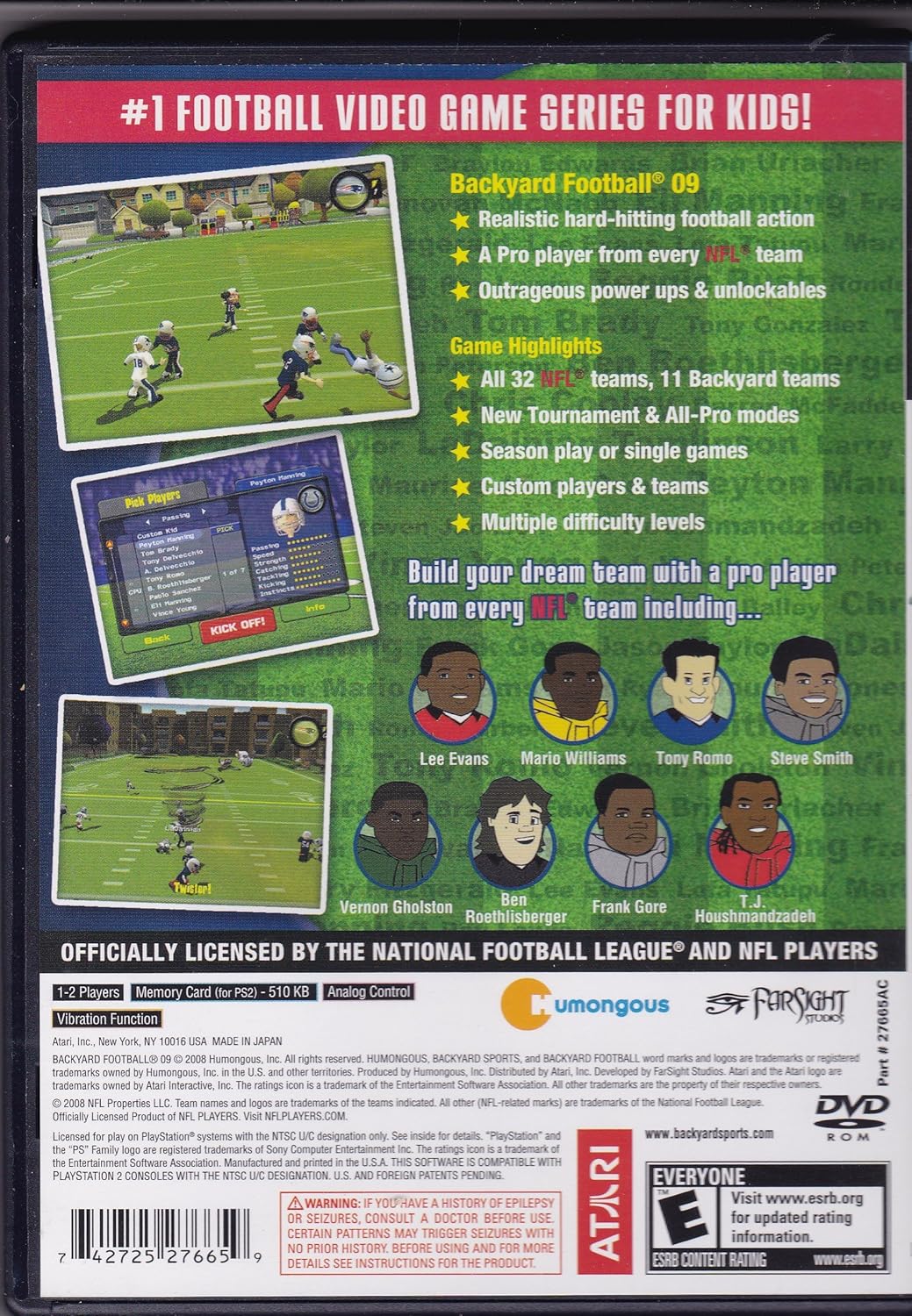 Backyard Football '09 - PlayStation 2