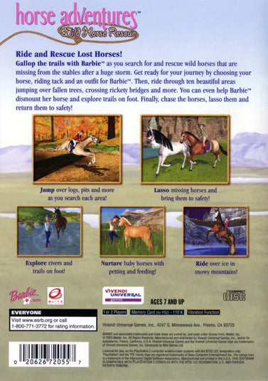 Barbie Horse Adventures: Wild Horse Rescue - PlayStation 2