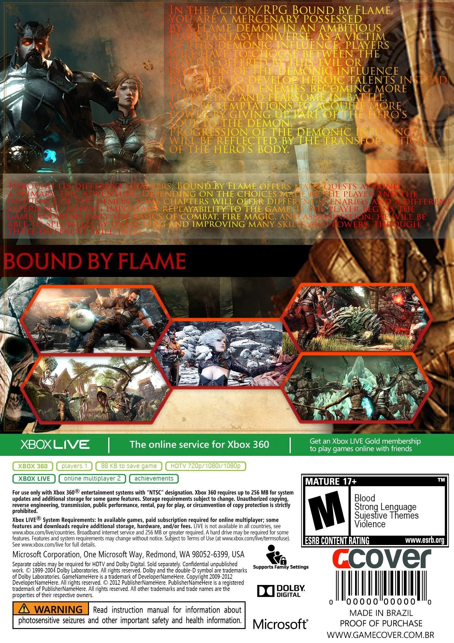 Bound by Flame - Xbox 360