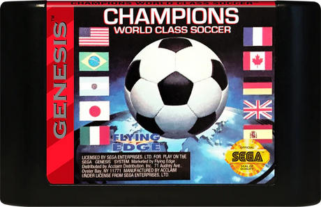 Champions World Class Soccer - SEGA Genesis