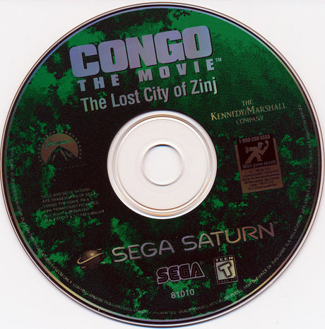 Congo: The Movie - The Lost City of Zinj - SEGA Saturn