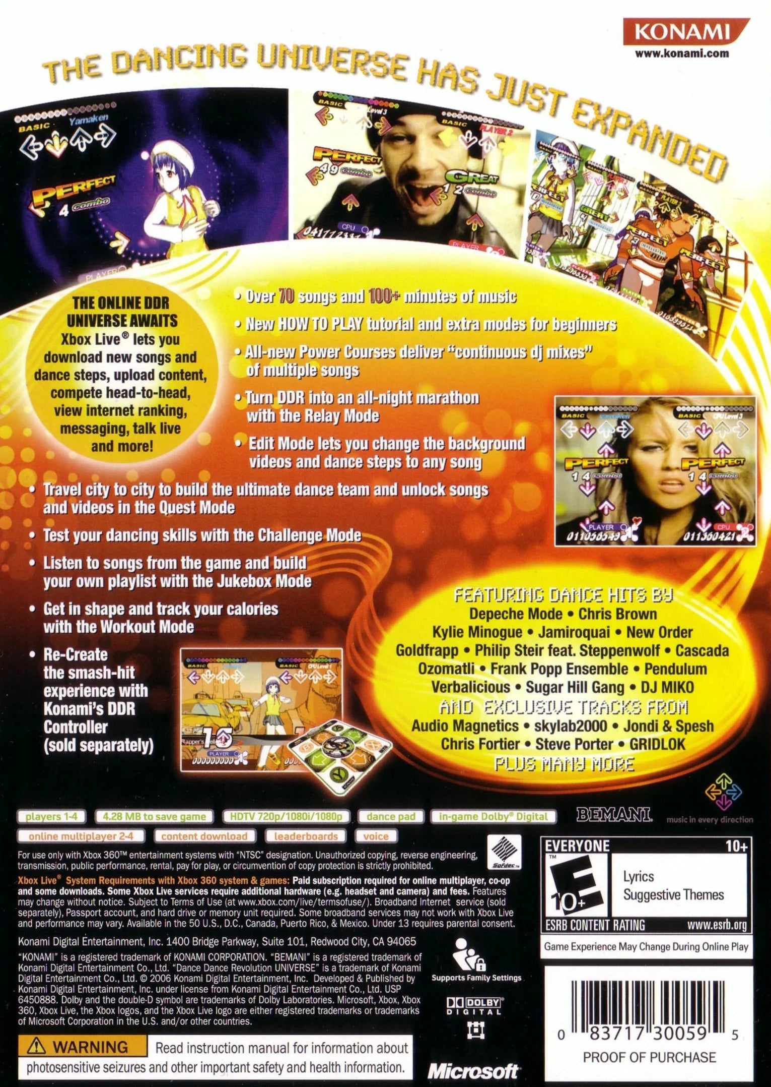 Dance Dance Revolution Universe - Xbox 360