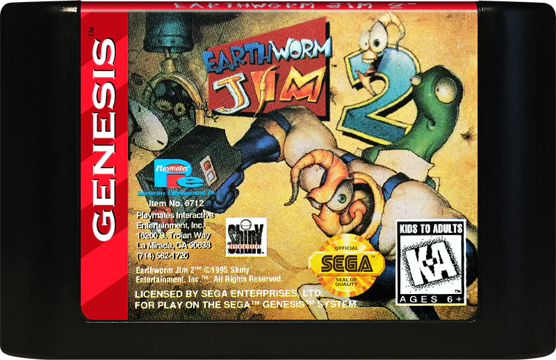 Earthworm Jim 2 - SEGA Genesis