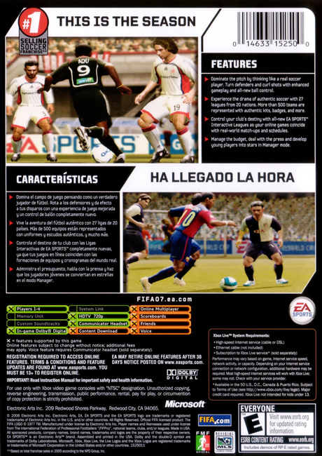 FIFA Soccer 07 - Xbox