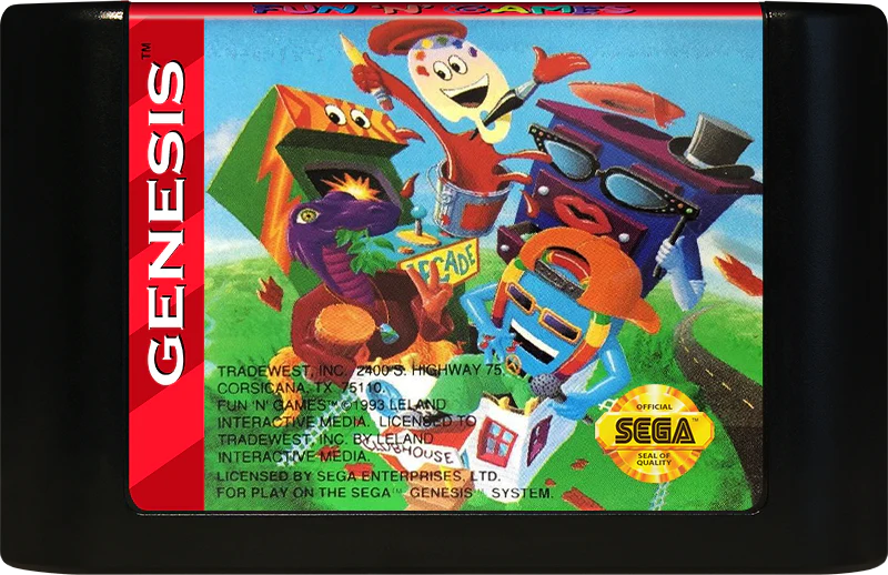 Fun 'N' Games - SEGA Genesis