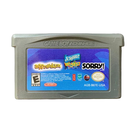 Sorry! / Aggravation / Scrabble Junior - Game Boy Advance
