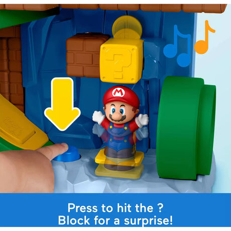 Fisher-Price Little People Toddler Toy My Mario Mario's Adventure Playset with Figure
