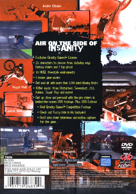Gravity Games Bike: Street • Vert • Dirt - PlayStation 2