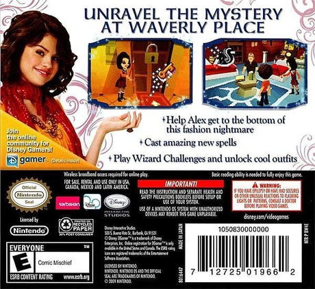 Wizards of Waverly Place - Spellbound - Nintendo DS