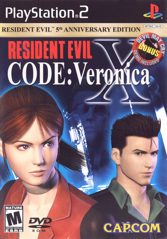 Resident Evil Code: Veronica X - 5th Anniversary Edition - PlayStation 2