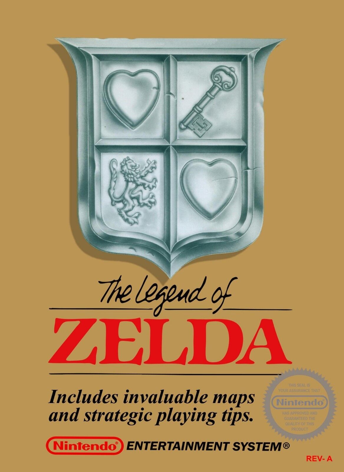 Legend of Zelda (5-Screw) - NES