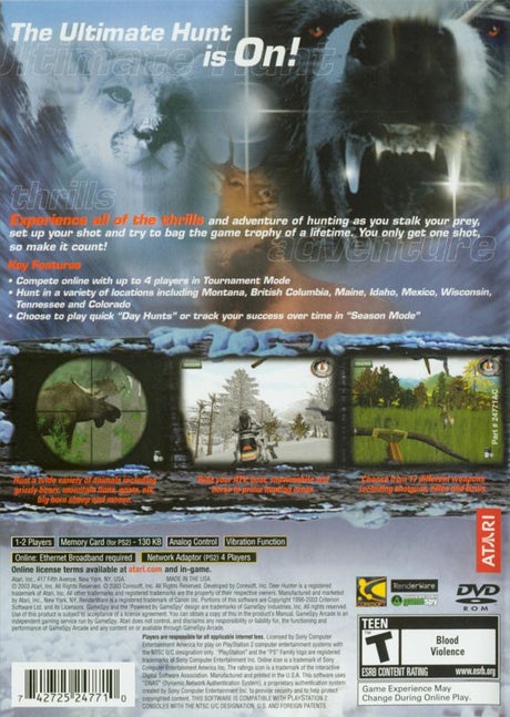 Deer Hunter - PlayStation 2