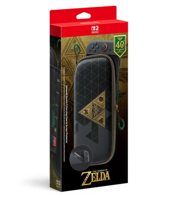 Nintendo Switch 2 Carrying Case - The Legend of Zelda 40th Anniversary Edition