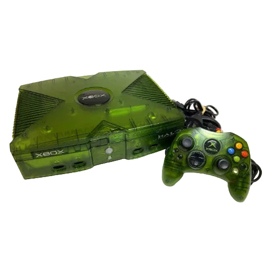 Xbox Original Console - Halo Special Edition Green