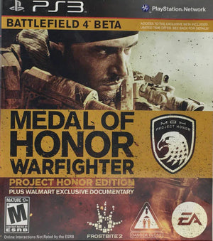 Medal of Honor: Warfighter - Project Honor Edition - PlayStation 3