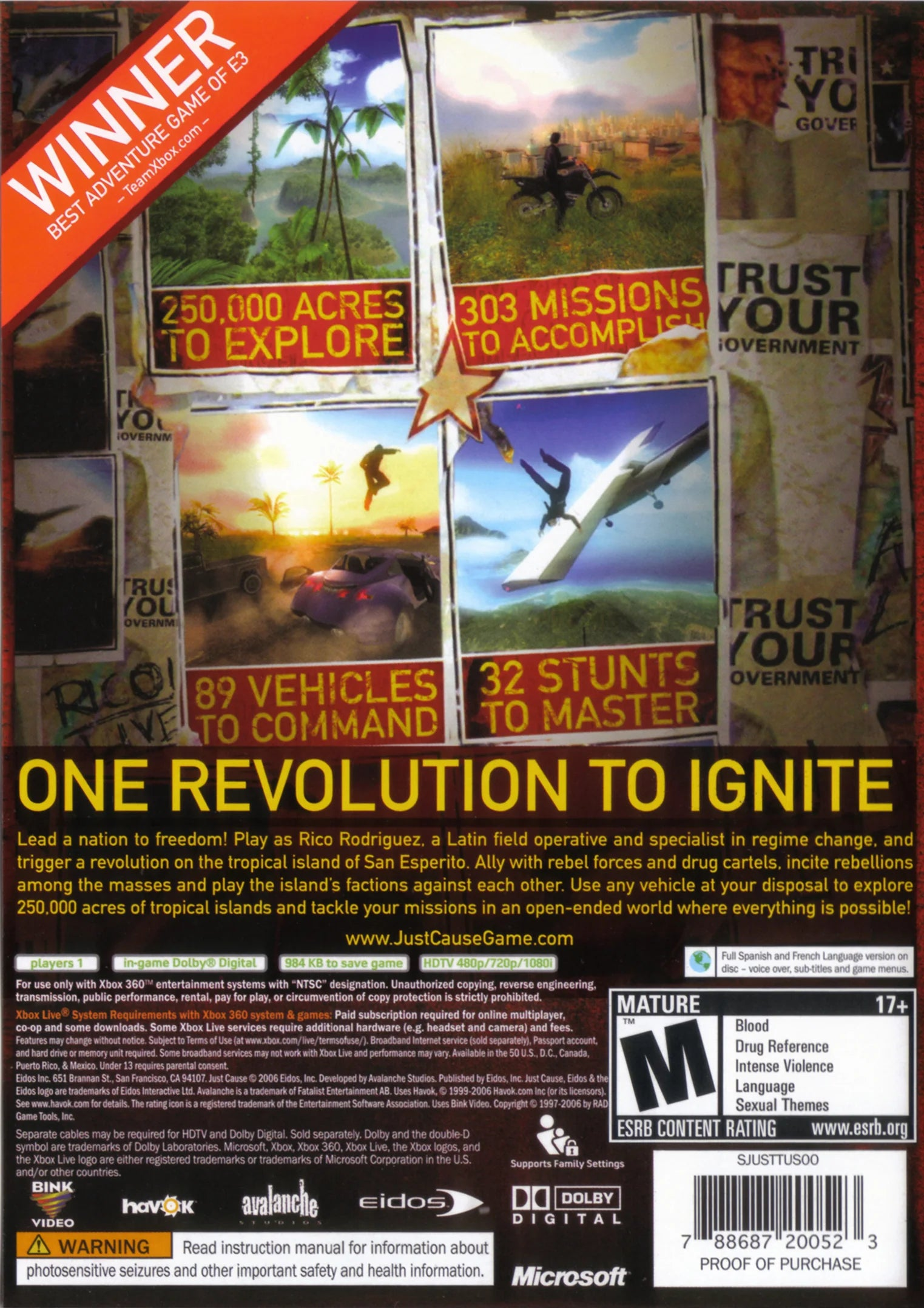 Just Cause - Xbox 360
