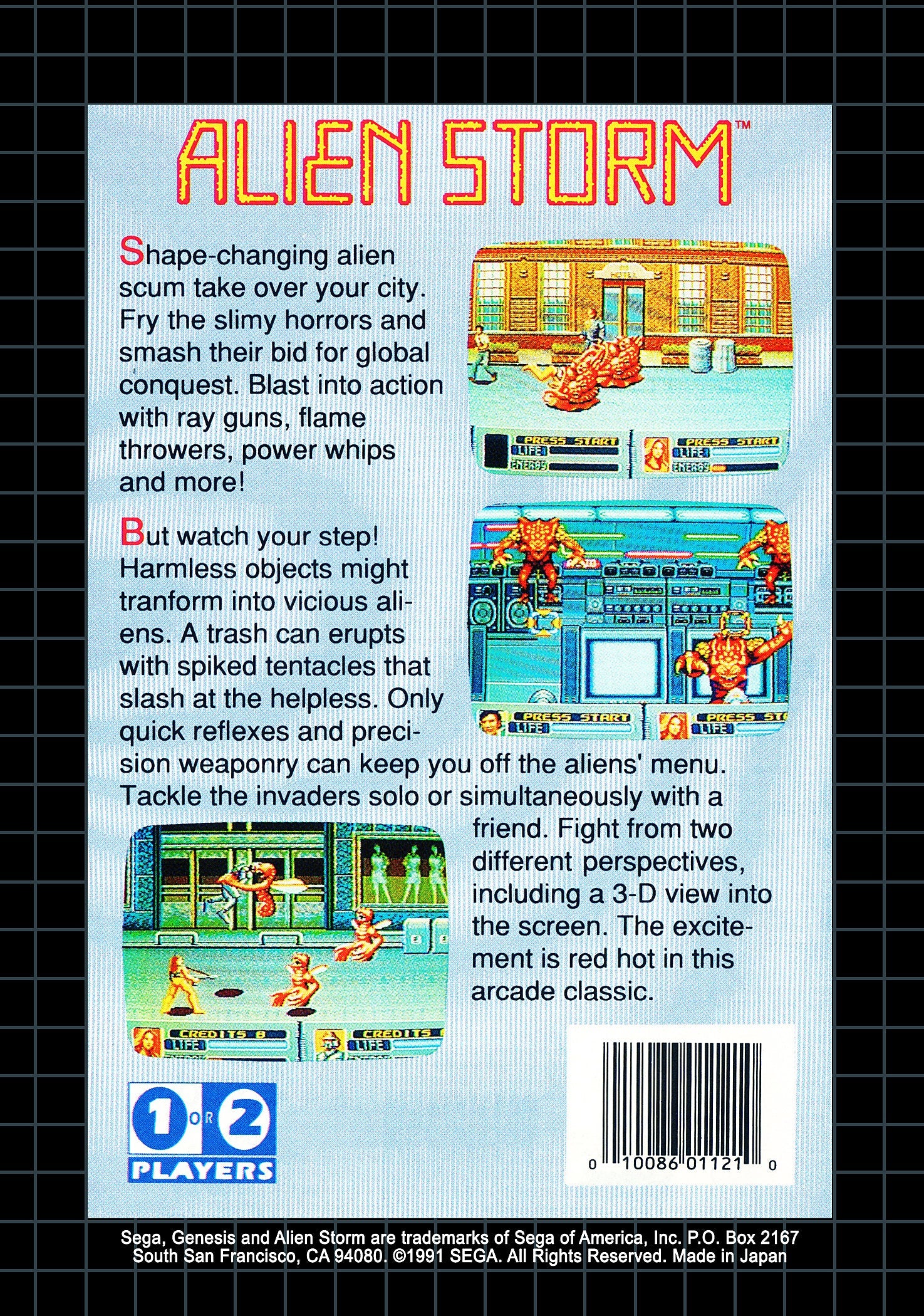 Alien Storm - SEGA Genesis