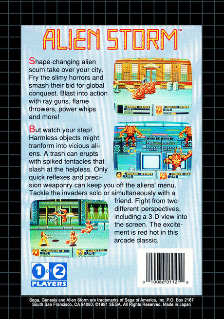 Alien Storm - SEGA Genesis