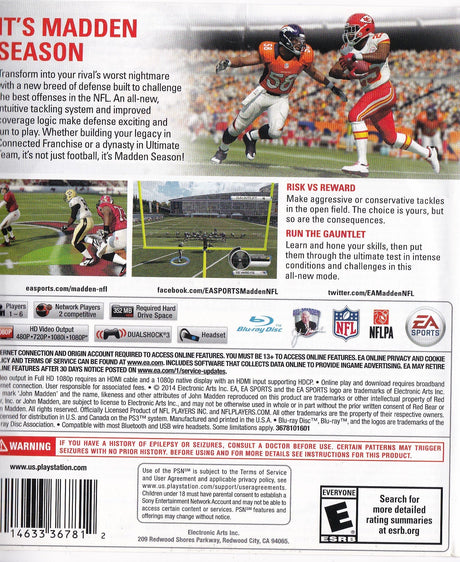 Madden NFL 15 - PlayStation 3