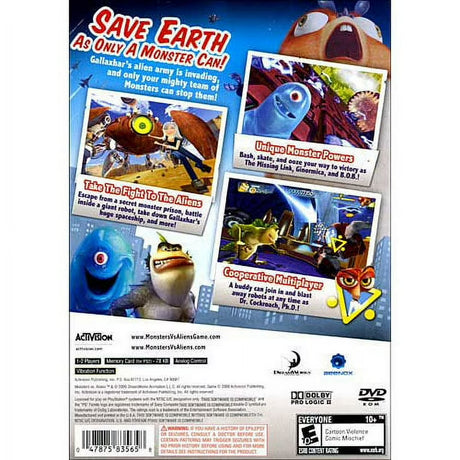 Monsters vs. Aliens - PlayStation 2