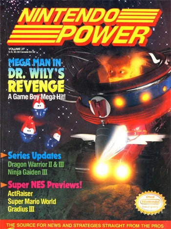 Nintendo Power Magazine Volume 27 - Mega Man in Dr. Wily's Revenge