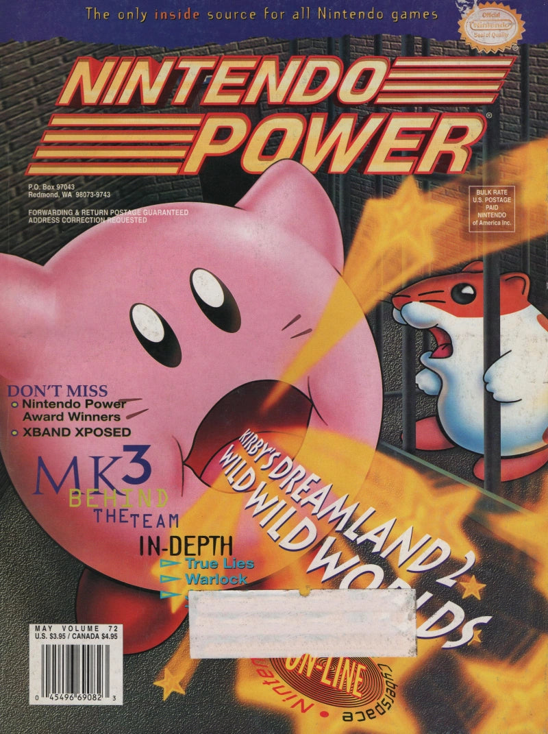 Nintendo Power Magazine Volume 72 - Kirby's Dreamland 2