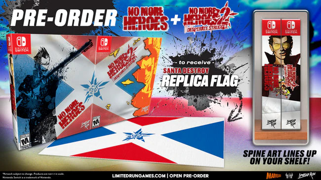 No More Heroes 1 & 2 Collector's Editions - Nintendo Switch