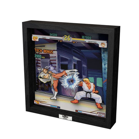 Street Fighter III: 3rd Strike: Moment #37 - 9"x9" Shadow Box Art