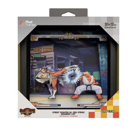 Street Fighter III: 3rd Strike: Moment #37 - 9"x9" Shadow Box Art