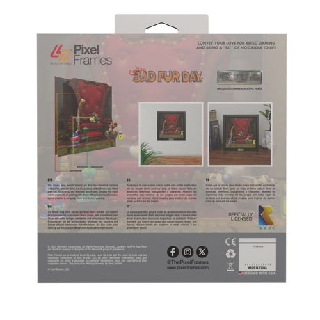 Conker's Bad Fur Day - King of all the Land - 9"x9" Shadow Box Art